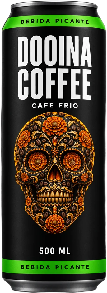 Lata Dooina Coffee México, bebida picante