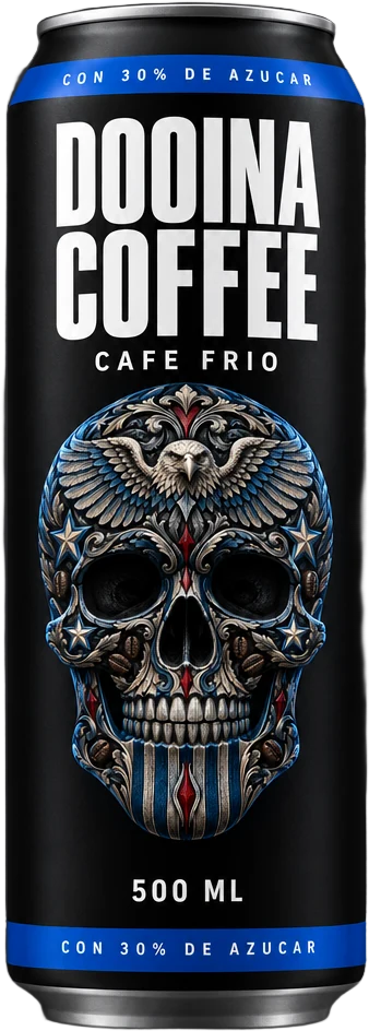 Lata Dooina Coffee Estados Unidos, con 30 % de azúcar